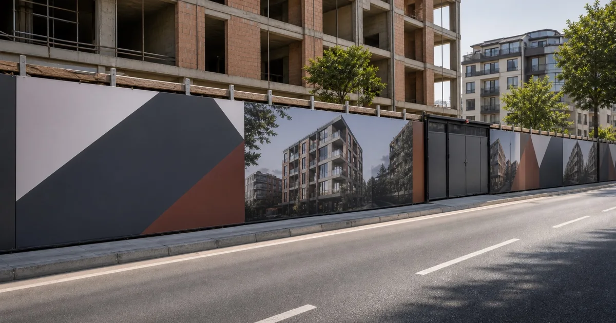 BEŞİKTAŞ Şantiye Reklam Perdesi ve Parapet Kaplama